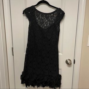Black Lace Cocktail Dress